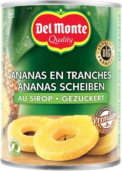 Del Monte Ananas Scheiben Gezuckert 3 Del Monte Ananas Scheiben Gezuckert