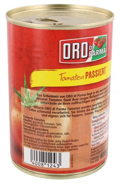 Oro Di Parma Tomaten Passiert 4 Oro Di Parma Tomaten Passiert – Bild 2
