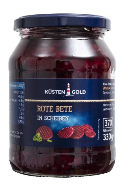 Küstengold Rote Bete In Scheiben 3 Küstengold Rote Bete In Scheiben
