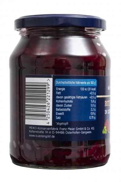 Küstengold Rote Bete In Scheiben 5 Küstengold Rote Bete In Scheiben – Bild 3