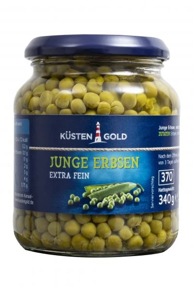 Küstengold Junge Erbsen Extra Fein 3 Küstengold Junge Erbsen Extra Fein