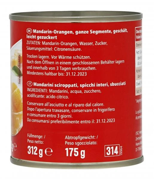 Jeden Tag Mandarin-Orangen 4 Jeden Tag Mandarin-Orangen – Bild 2