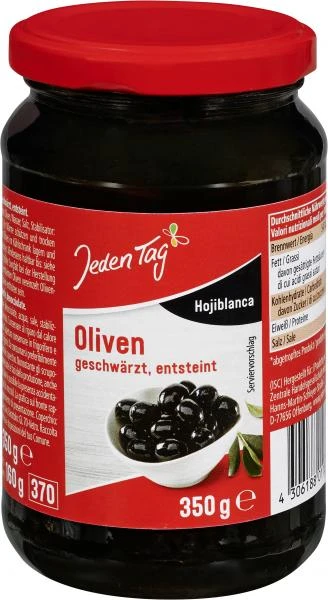 Jeden Tag Oliven Schwarz Ohne Stein 3 Jeden Tag Oliven Schwarz Ohne Stein