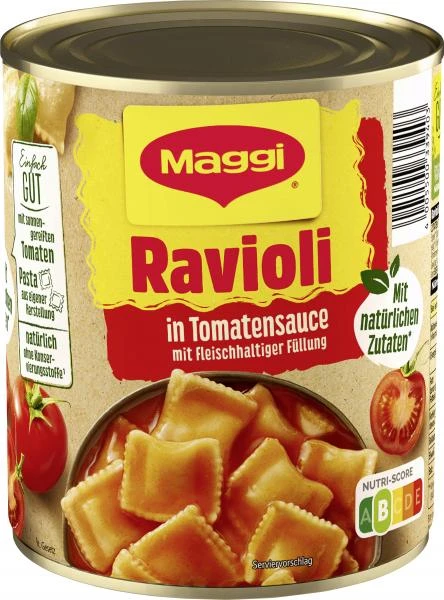 Maggi Ravioli In Tomatensauce 3 Maggi Ravioli In Tomatensauce
