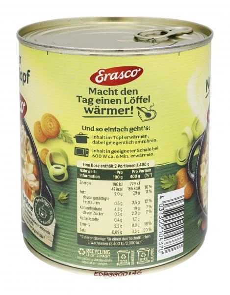 Erasco Hühner Nudel-Topf 4 Erasco Hühner Nudel-Topf – Bild 2