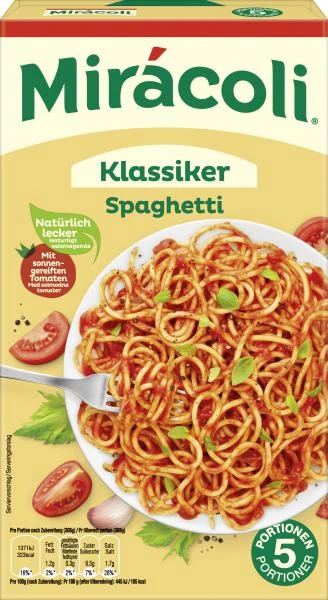 Mirácoli Spaghetti Mit Tomatensauce 3 Mirácoli Spaghetti Mit Tomatensauce