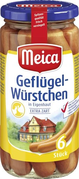 Meica Geflügel-Würstchen In Eigenhaut 3 Meica Geflügel-Würstchen In Eigenhaut