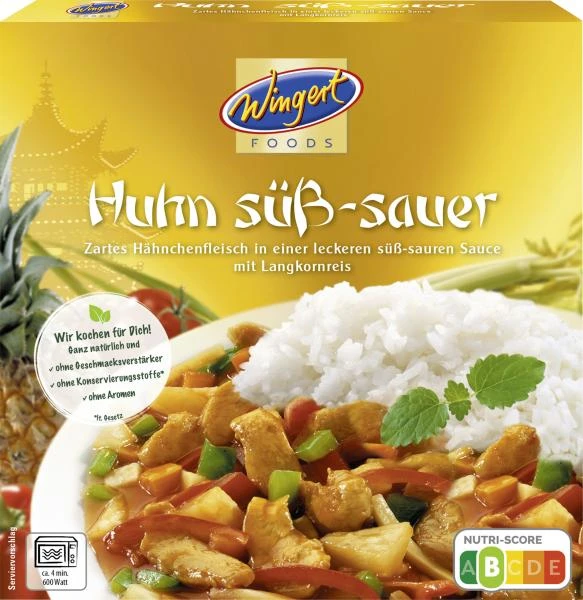 Wingert Foods Huhn Süß-sauer 3 Wingert Foods Huhn Süß-sauer