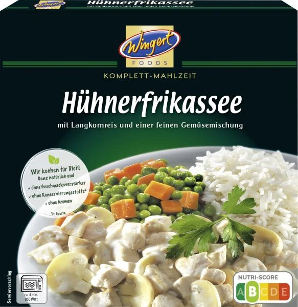 Wingert Foods Hühnerfrikassee 3 Wingert Foods Hühnerfrikassee