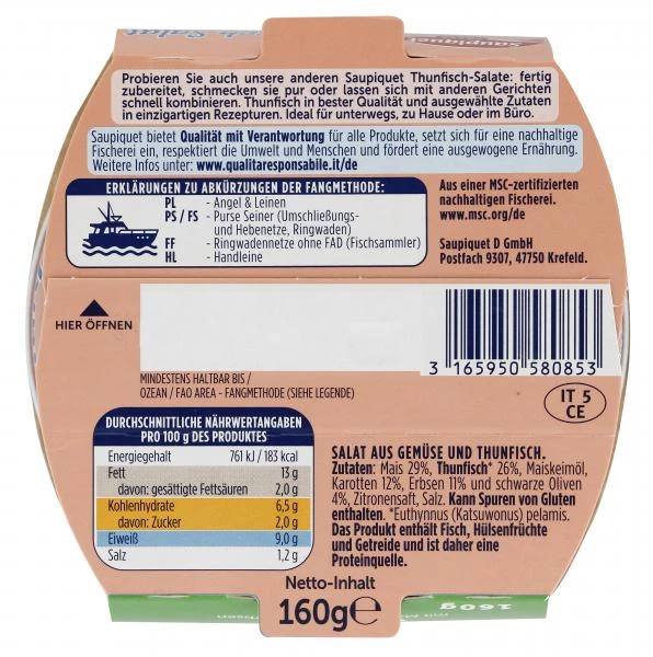 Saupiquet Thunfisch-Salat Western 4 Saupiquet Thunfisch-Salat Western – Bild 2