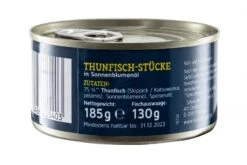 Küstengold Thunfisch-Stücke In Sonnenblumenöl 9 Küstengold Thunfisch-Stücke In Sonnenblumenöl -Lebensmittel Discounter 4502060199 4250426215403 03.jpg