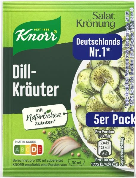 Knorr Salatkrönung Dill-Kräuter 3 Knorr Salatkrönung Dill-Kräuter