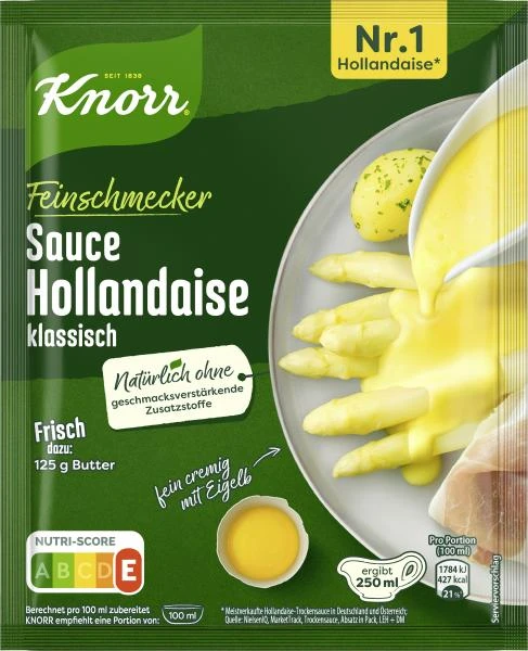 Knorr Feinschmecker Sauce Hollandaise Klassisch 3 Knorr Feinschmecker Sauce Hollandaise Klassisch