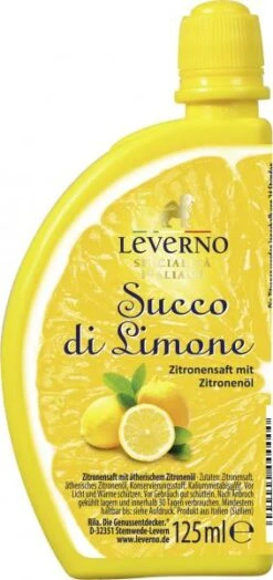 Leverno Succo Di Limone