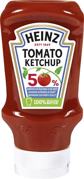 Heinz Tomato Ketchup 50% 3 Heinz Tomato Ketchup 50%