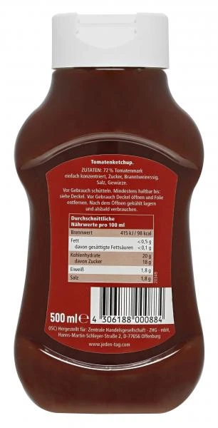 Jeden Tag Tomatenketchup 4 Jeden Tag Tomatenketchup – Bild 2