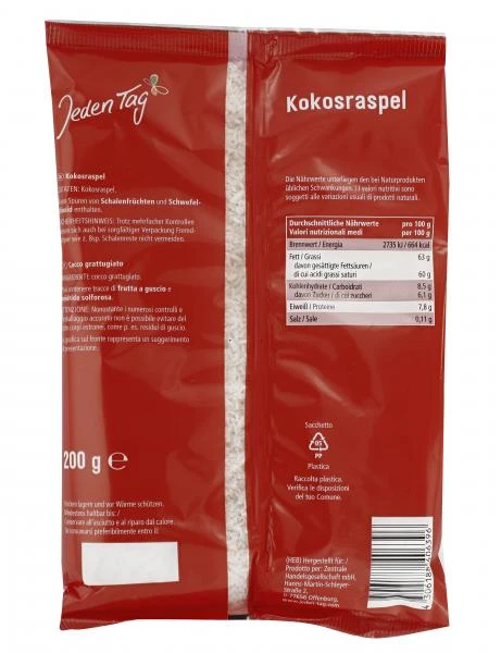 Atco Kokosraspeln 4 Atco Kokosraspeln – Bild 2