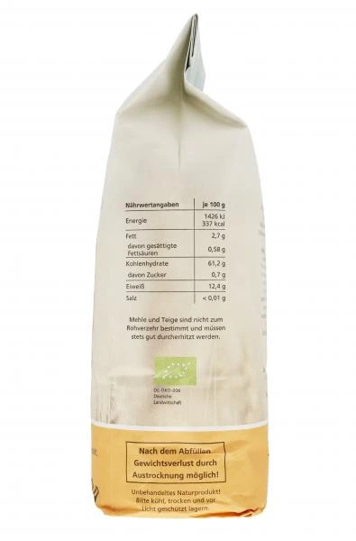 Mühle Erks Bioland Vollkorn Dinkelmehl 4 Mühle Erks Bioland Vollkorn Dinkelmehl – Bild 2