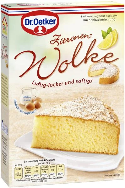 Dr. Oetker Zitronen-Wolke 3 Dr. Oetker Zitronen-Wolke