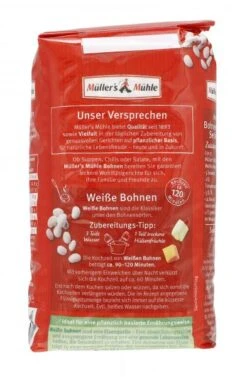 Müller's Mühle Weiße Bohnen -Lebensmittel Discounter 4502110400 4000286217051 03