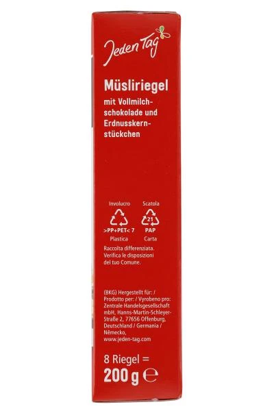 Jeden Tag Müsliriegel Schoko 4 Jeden Tag Müsliriegel Schoko – Bild 2