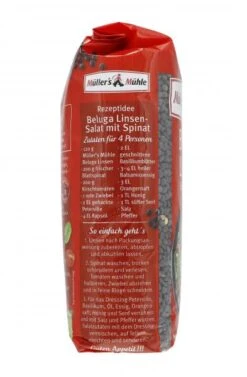 Müller's Mühle Beluga Linsen -Lebensmittel Discounter 4502112326 4000286231873 04