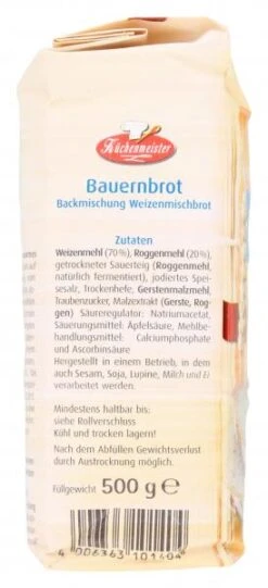 Küchenmeister Backmischung Bauernbrot -Lebensmittel Discounter 4502113464 4006363101404 04.jpg