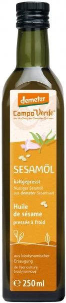 Campo Verde Demeter Sesamöl Kaltgepresst