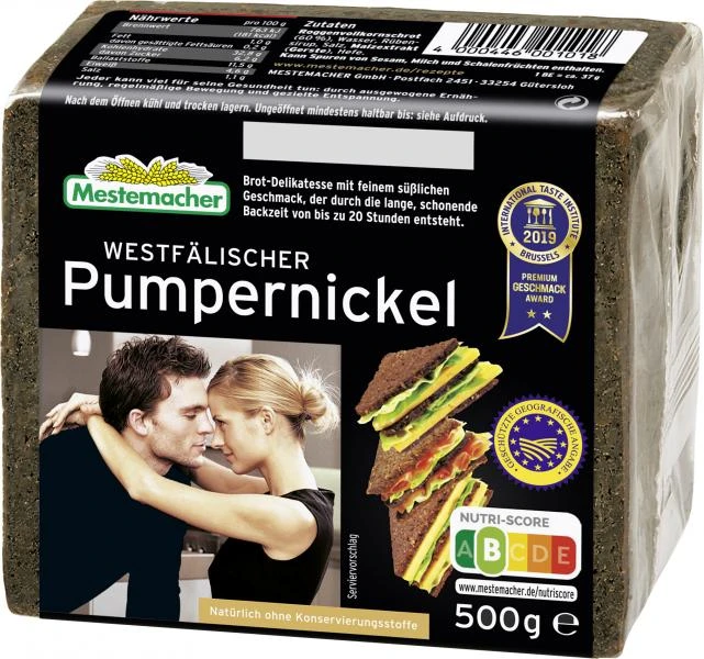 Mestemacher Echt Westfälischer Pumpernickel 3 Mestemacher Echt Westfälischer Pumpernickel
