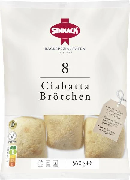 Sinnack Ciabatta Brötchen